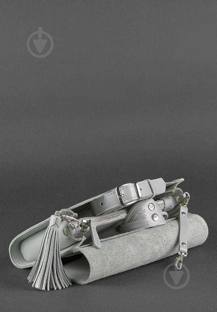 Сумка женская BlankNote Элис серый BN-BAG-7-shadow - фото 7