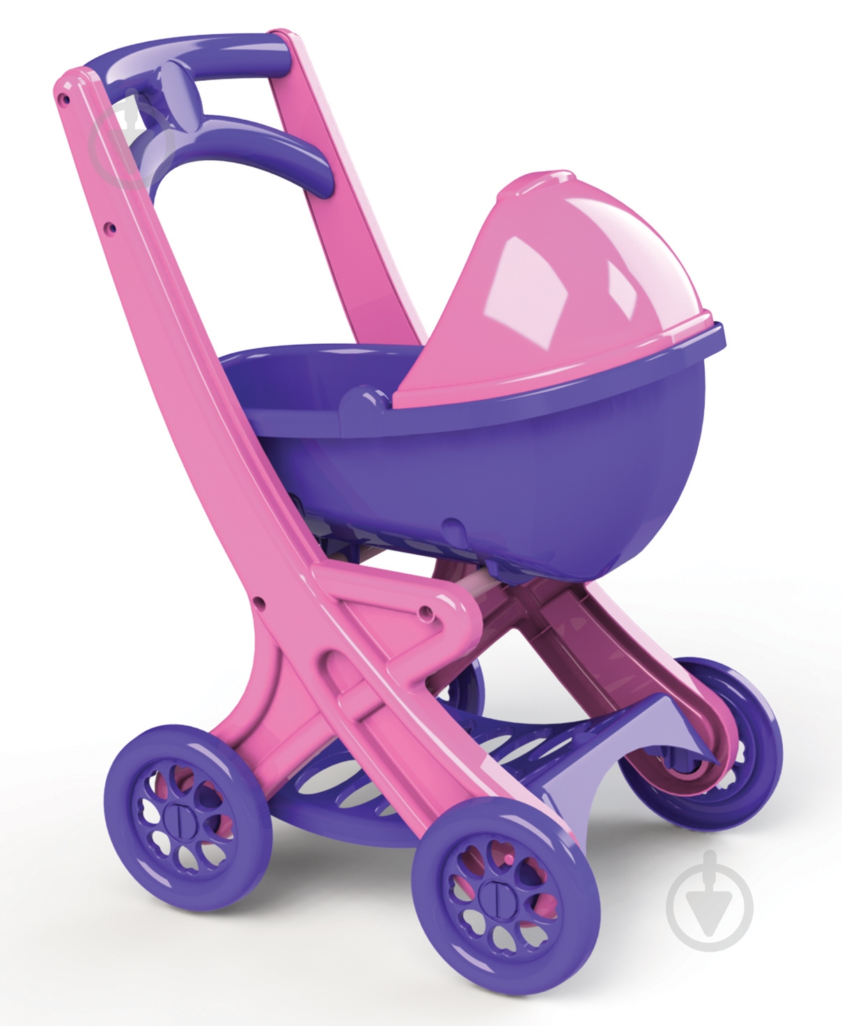 Коляска-люлька Doloni Toys с люлькой фиолетовый 0121/02 - фото 1 Коляска-люлька Doloni Toys с люлькой фиолетовый 0121/02 - фото 1