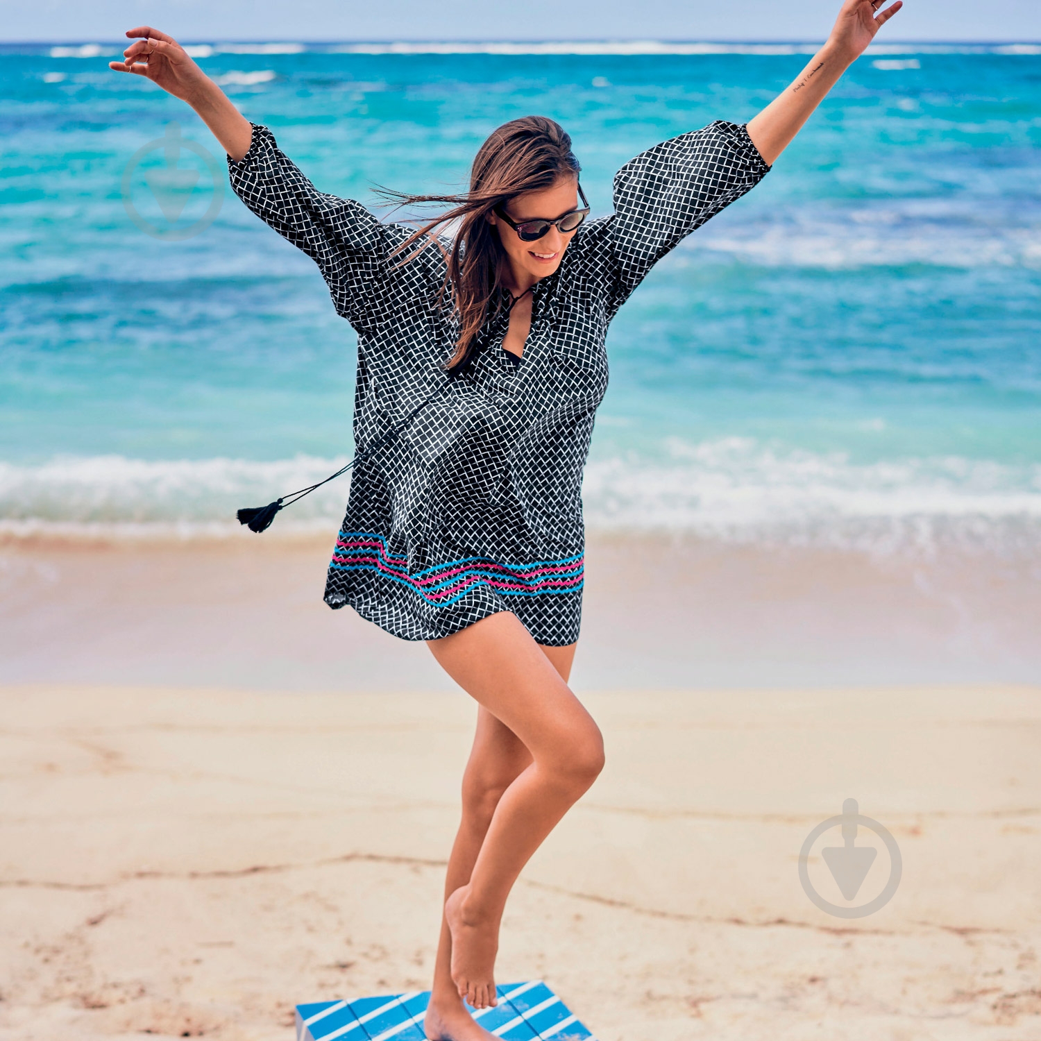 Туника Anita Bali BasicPapanui 8185.001 р.S/M черный - фото 2 Туника Anita Bali BasicPapanui 8185.001 р.S/M черный - фото 2