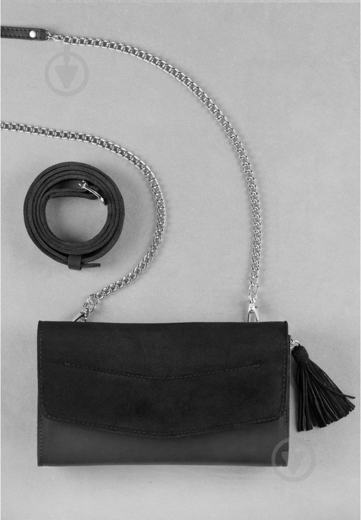 Сумка женская BlankNote Элис черный BN-BAG-7-g-velur - фото 6