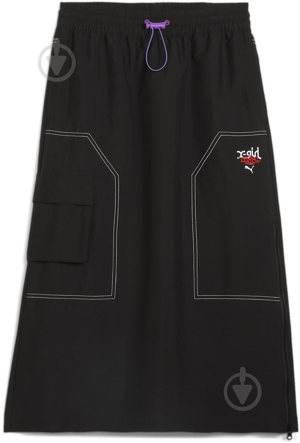 Юбка Puma X X-GIRL MIDI SKIRT WV 62471101 р.M черный - фото 1