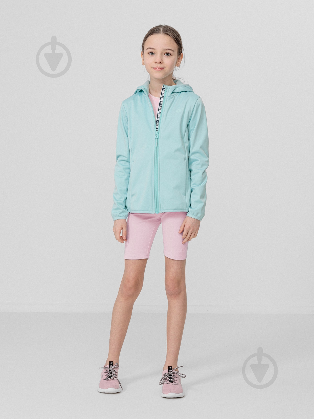 Куртка для девочек демисезонная 4F J4L21-JSFD200A-47S ментоловая - фото 2 Куртка для девочек демисезонная 4F J4L21-JSFD200A-47S ментоловая - фото 2