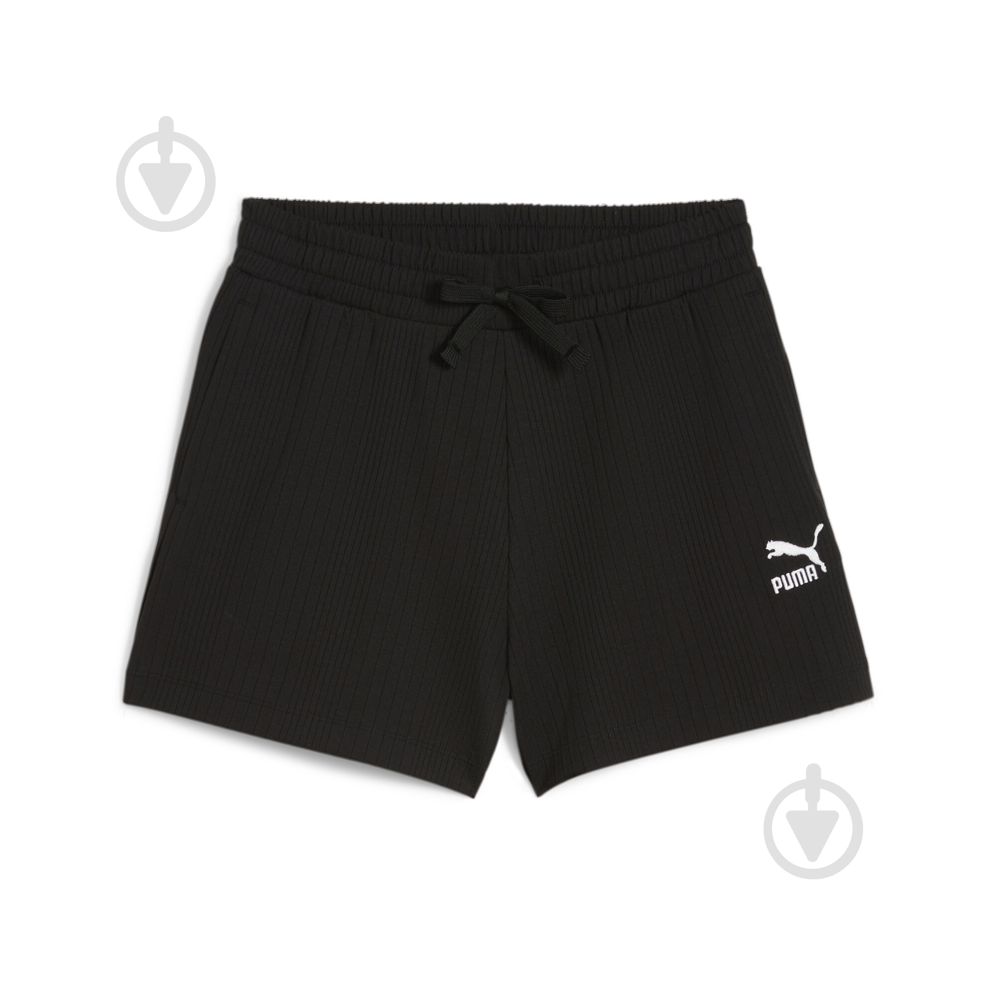 Шорты Puma CLASSICS RIBBED A-LINE SHORTS 62425401 р. M черный - фото 1 Шорты Puma CLASSICS RIBBED A-LINE SHORTS 62425401 р. M черный - фото 1