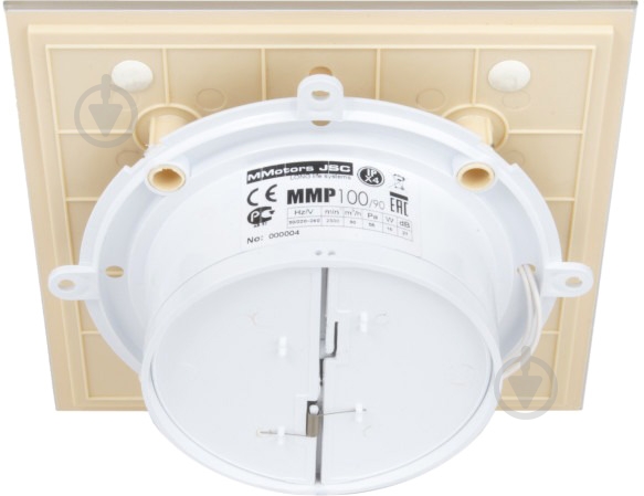 Витяжний вентилятор MMotors ММ-Р 100 скло пряме зі зворотним клапаном бежевий 1068 - фото 3 Витяжний вентилятор MMotors ММ-Р 100 скло пряме зі зворотним клапаном бежевий 1068 - фото 3