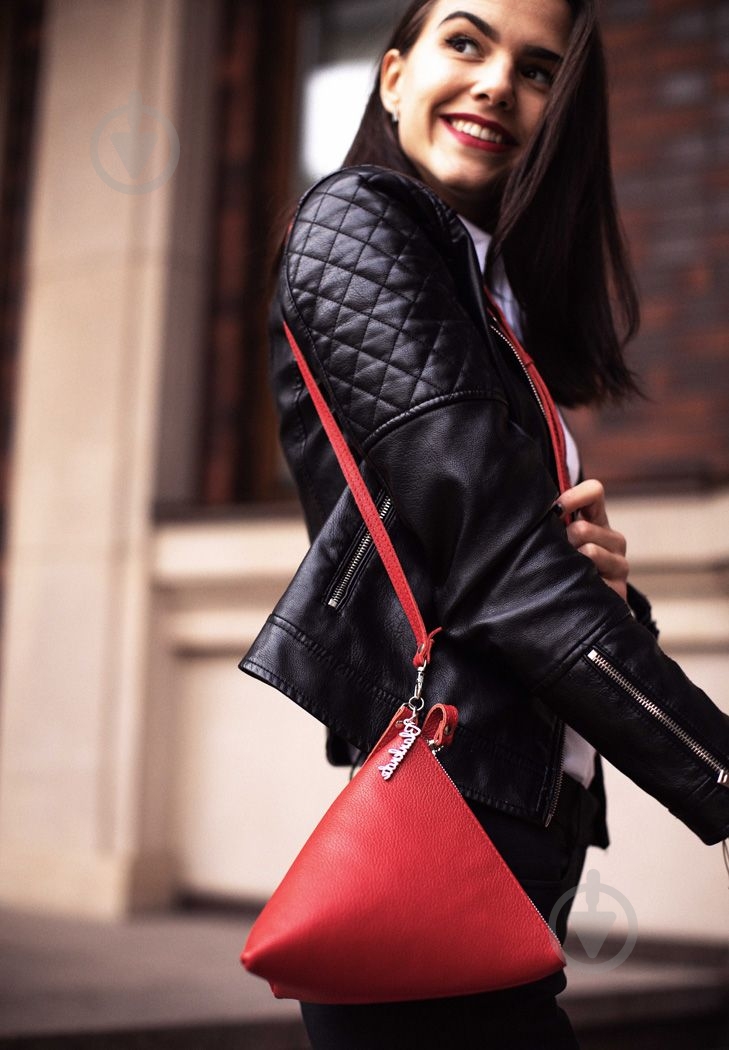 Сумка женская BlankNote Пирамида красный BN-BAG-25-rubin - фото 7 Сумка женская BlankNote Пирамида красный BN-BAG-25-rubin - фото 7