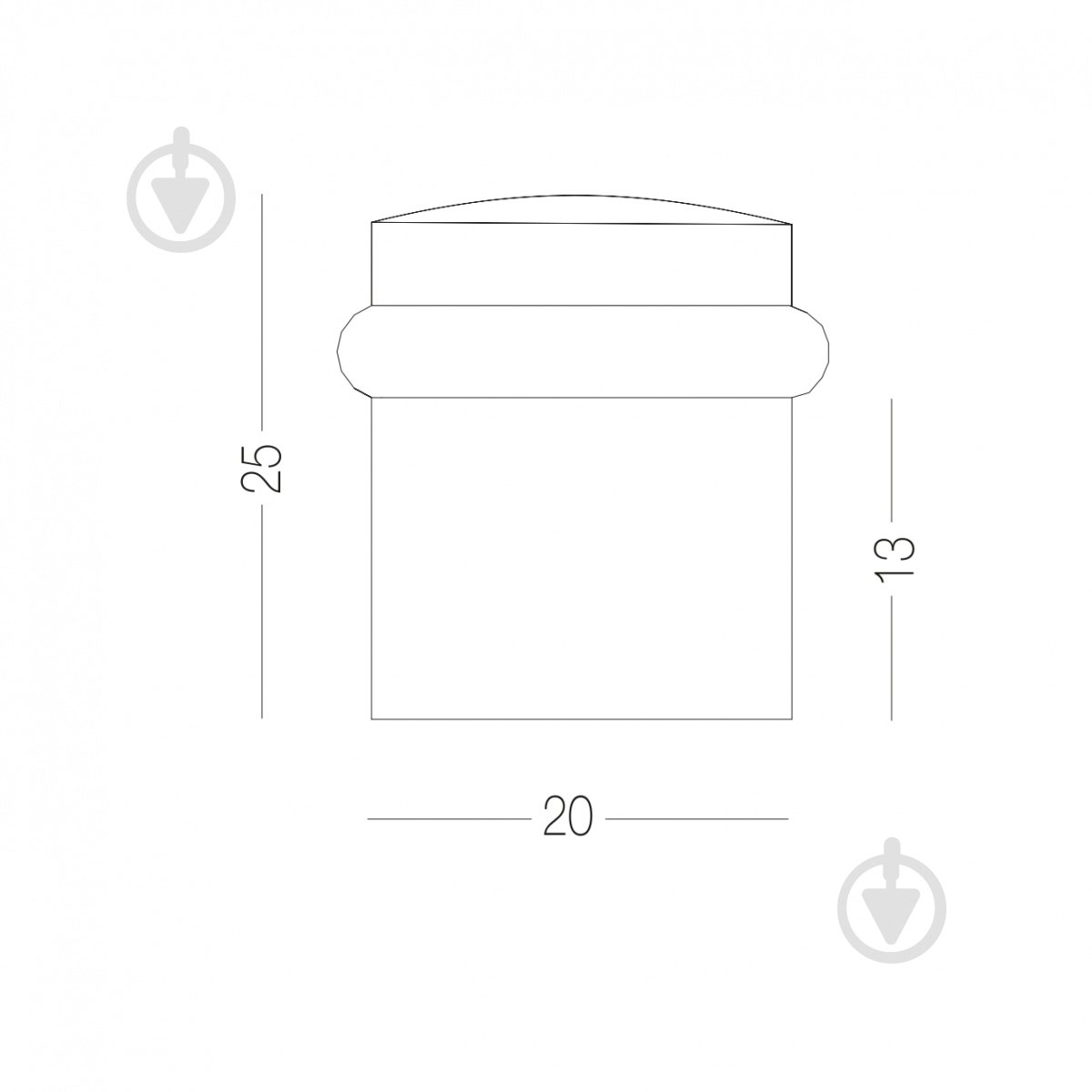 Стопор дверной MVM M-25 черный - фото 2 Стопор дверной MVM M-25 черный - фото 2
