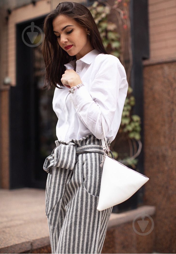 Сумка женская BlankNote Пирамида белый BN-BAG-25-white - фото 7 Сумка женская BlankNote Пирамида белый BN-BAG-25-white - фото 7