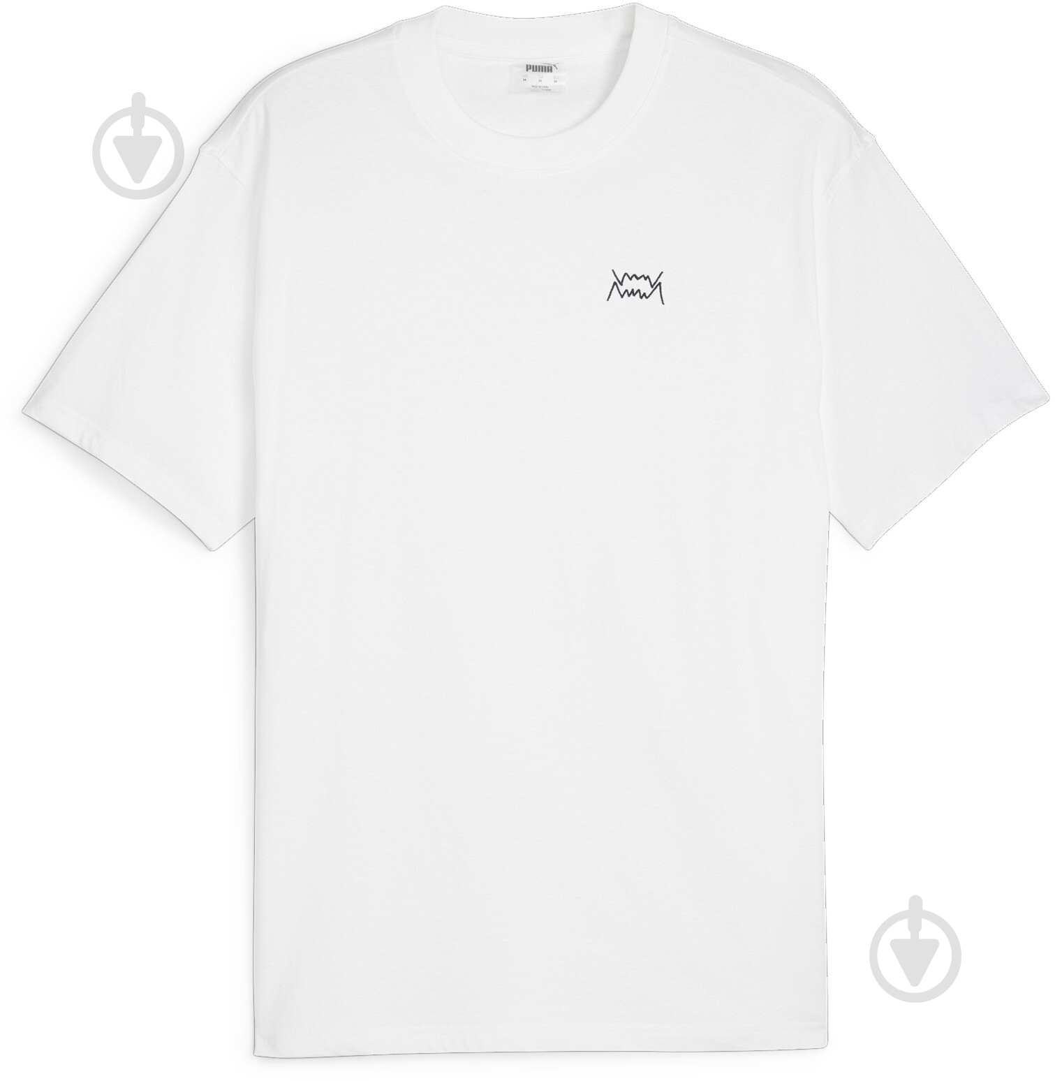 Футболка Puma JAWS EMB CORE TEE 62477202 р.M білий - фото 1