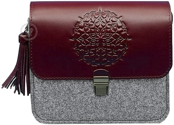 Сумка женская BlankNote Лилу серый BN-BAG-3-felt-vin - фото 1 Сумка женская BlankNote Лилу серый BN-BAG-3-felt-vin - фото 1