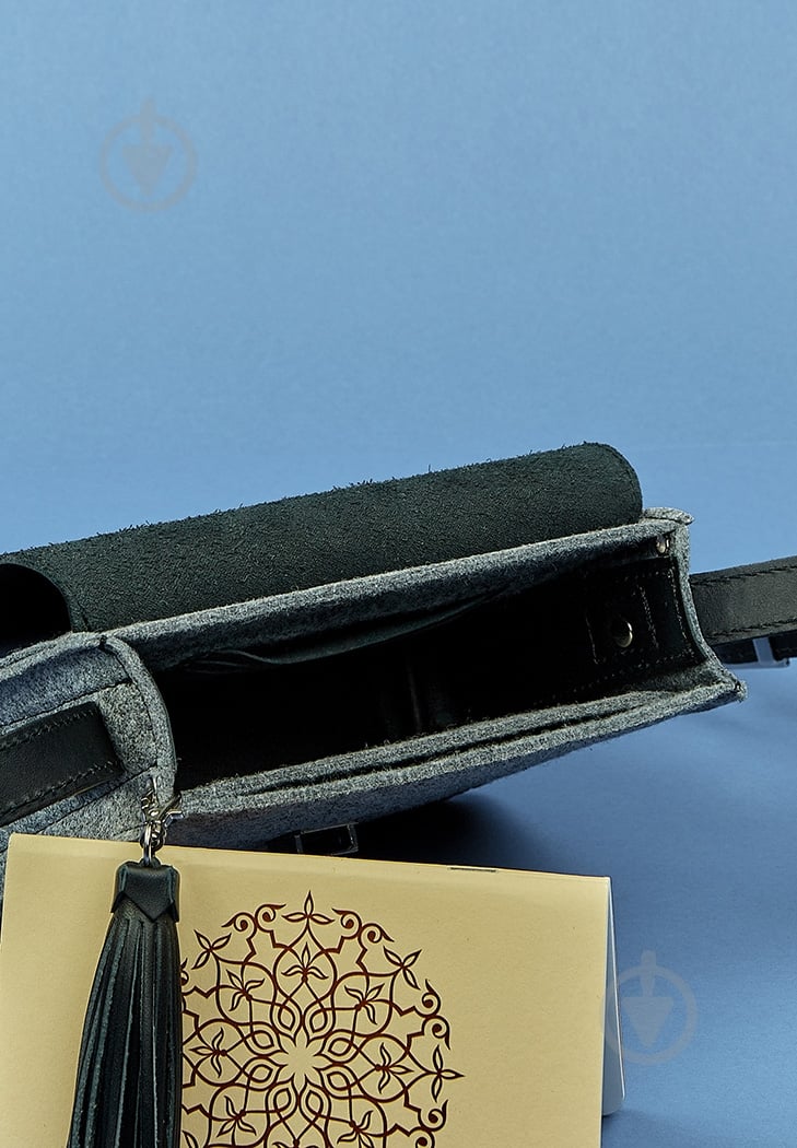 Сумка женская BlankNote Лилу серый BN-BAG-3-felt-g - фото 5 Сумка женская BlankNote Лилу серый BN-BAG-3-felt-g - фото 5