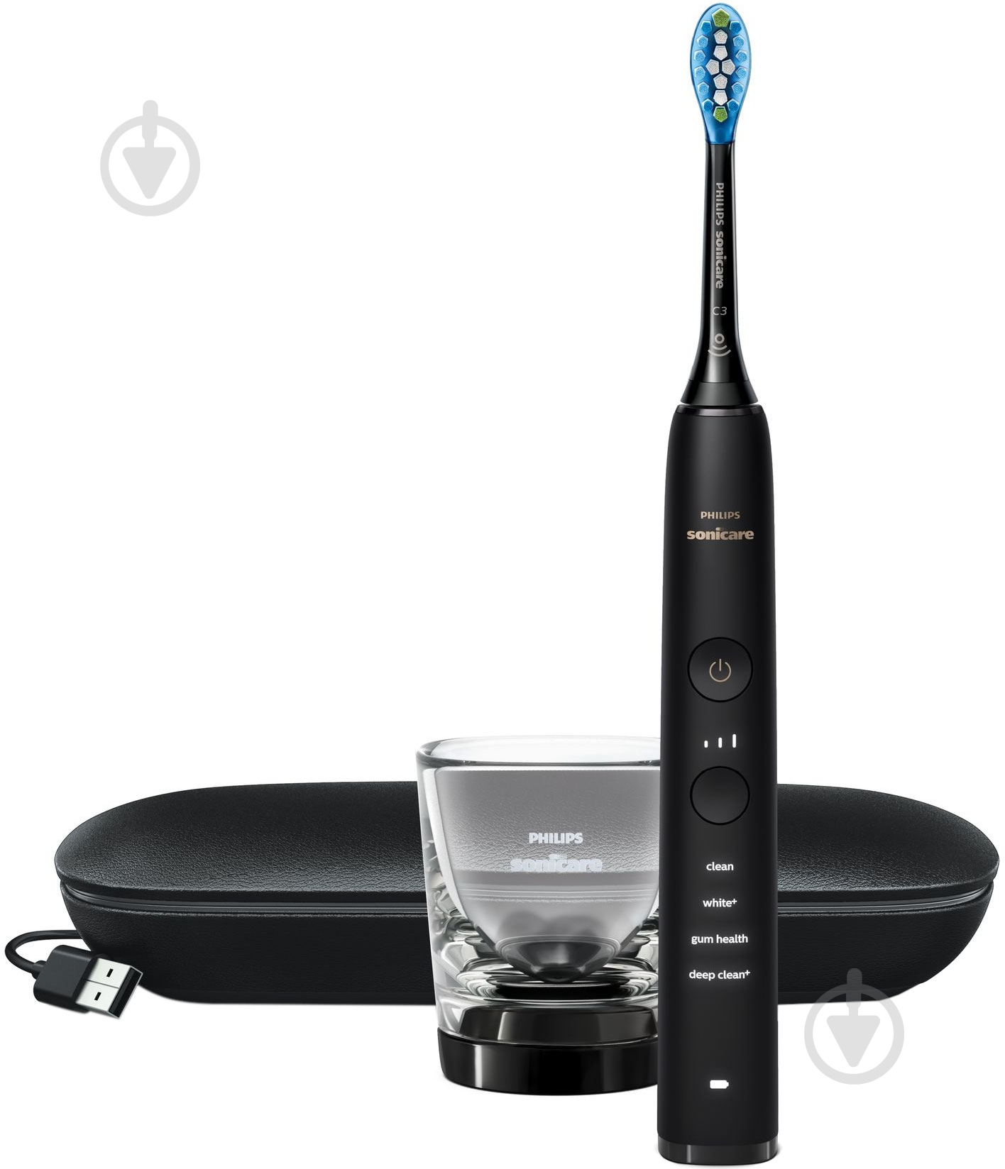 Зубная щетка Philips DiamondClean 9000 HX9911/09 звуковая - фото 1