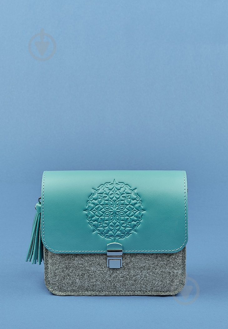 Сумка женская BlankNote Лилу серый BN-BAG-3-felt-tiffany - фото 2 Сумка женская BlankNote Лилу серый BN-BAG-3-felt-tiffany - фото 2