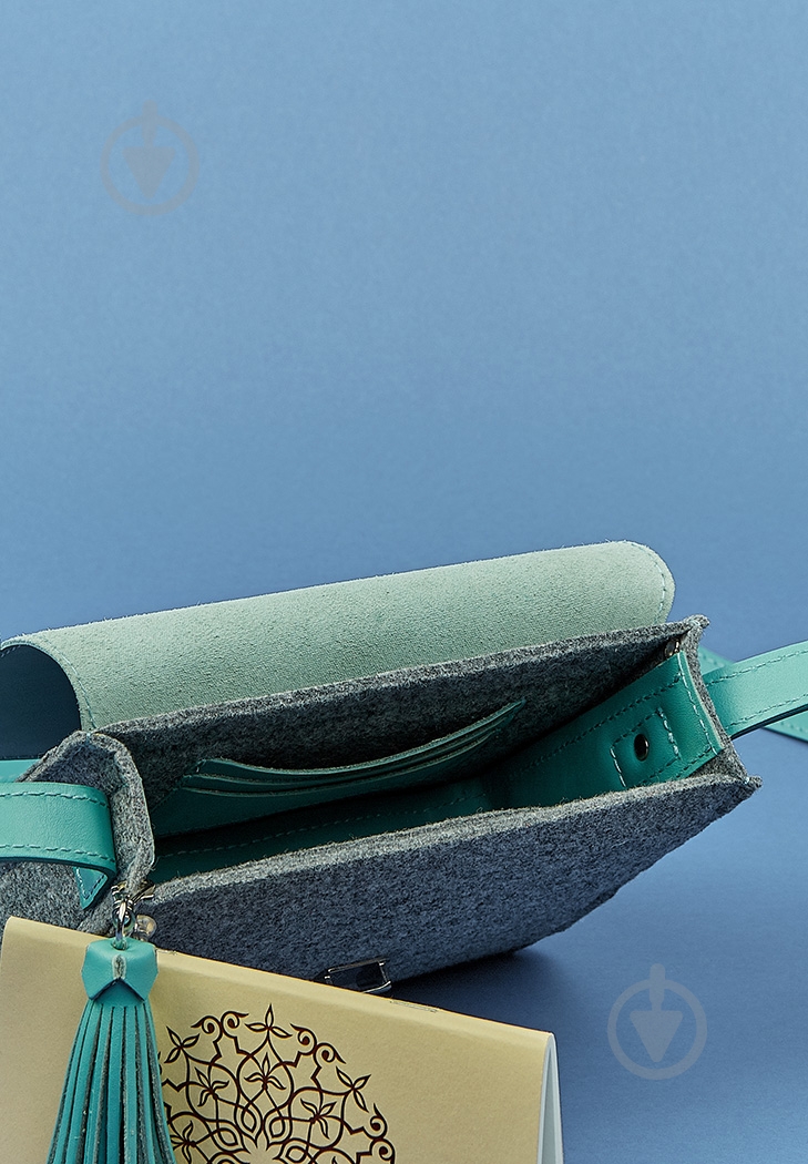 Сумка женская BlankNote Лилу серый BN-BAG-3-felt-tiffany - фото 5 Сумка женская BlankNote Лилу серый BN-BAG-3-felt-tiffany - фото 5