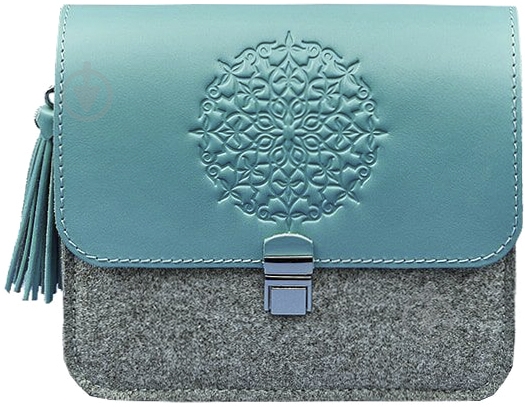 Сумка женская BlankNote Лилу серый BN-BAG-3-felt-tiffany - фото 1 Сумка женская BlankNote Лилу серый BN-BAG-3-felt-tiffany - фото 1