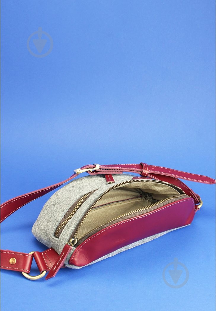 Сумка женская BlankNote Spirit серый BN-BAG-15-felt-vin - фото 4 Сумка женская BlankNote Spirit серый BN-BAG-15-felt-vin - фото 4