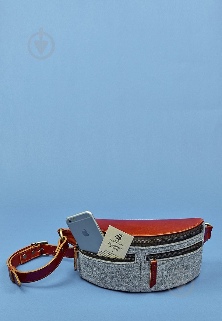 Сумка женская BlankNote Spirit серый BN-BAG-15-felt-k - фото 4 Сумка женская BlankNote Spirit серый BN-BAG-15-felt-k - фото 4