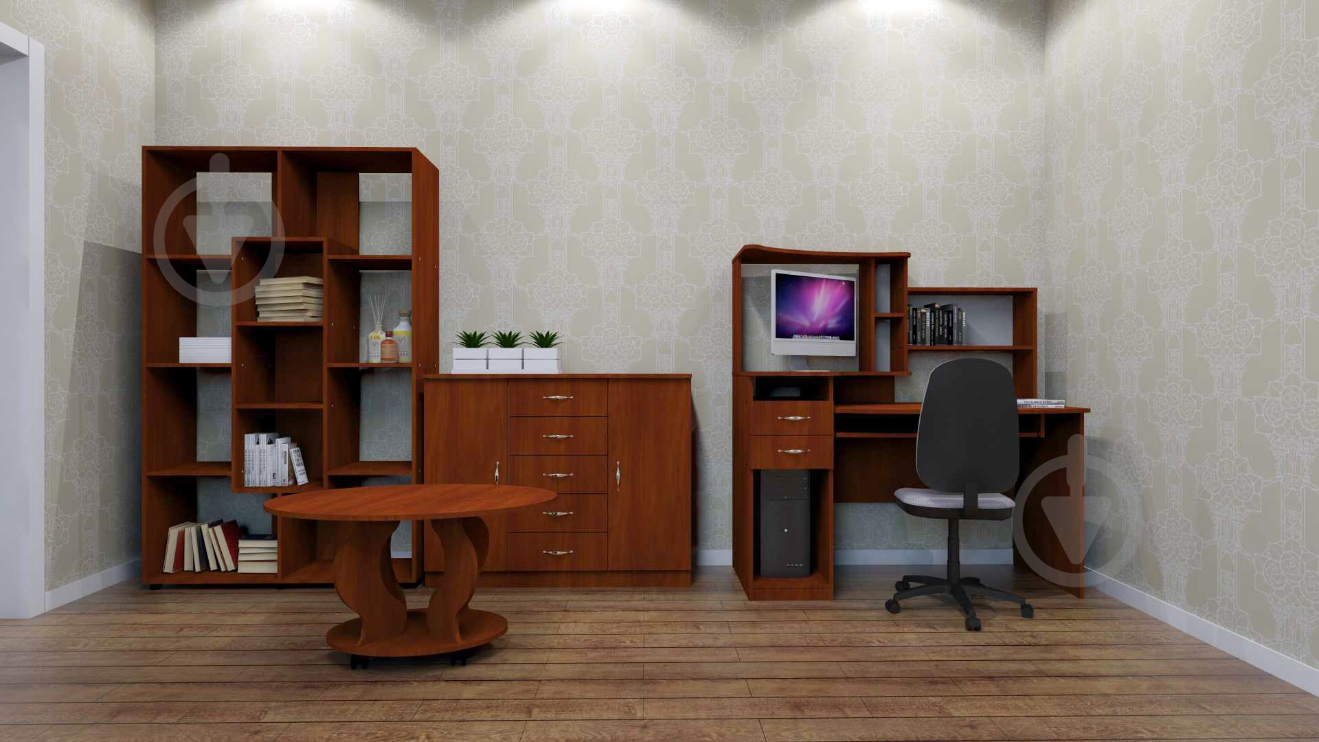 Стол компьютерный Комфорт-4 бук - фото 2 Стол компьютерный Комфорт-4 бук - фото 2