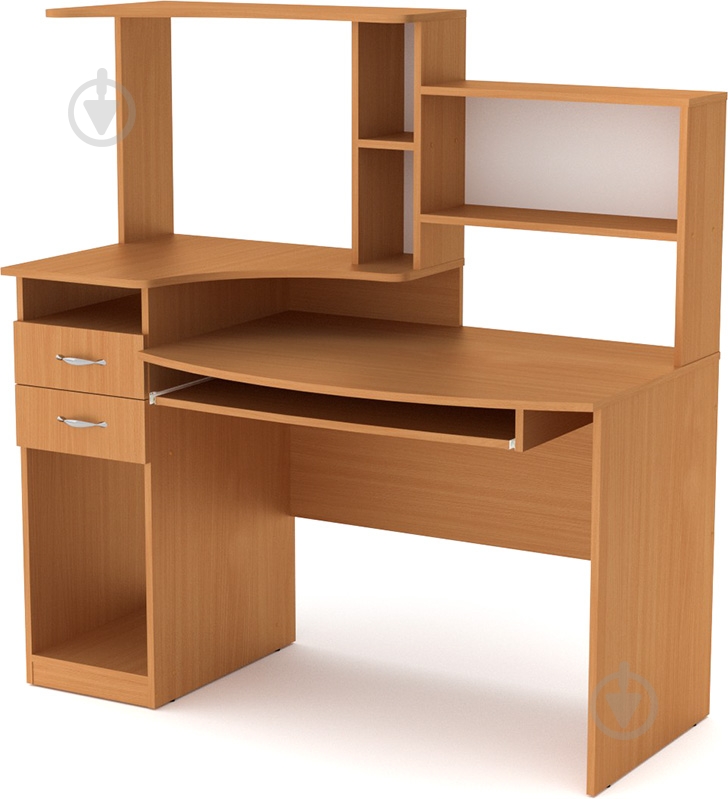 Стол компьютерный Комфорт-4 бук - фото 1 Стол компьютерный Комфорт-4 бук - фото 1