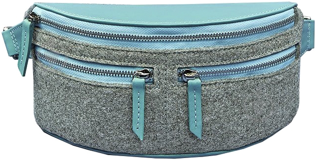 Сумка женская BlankNote Spirit серый BN-BAG-15-felt-tiffany - фото 1