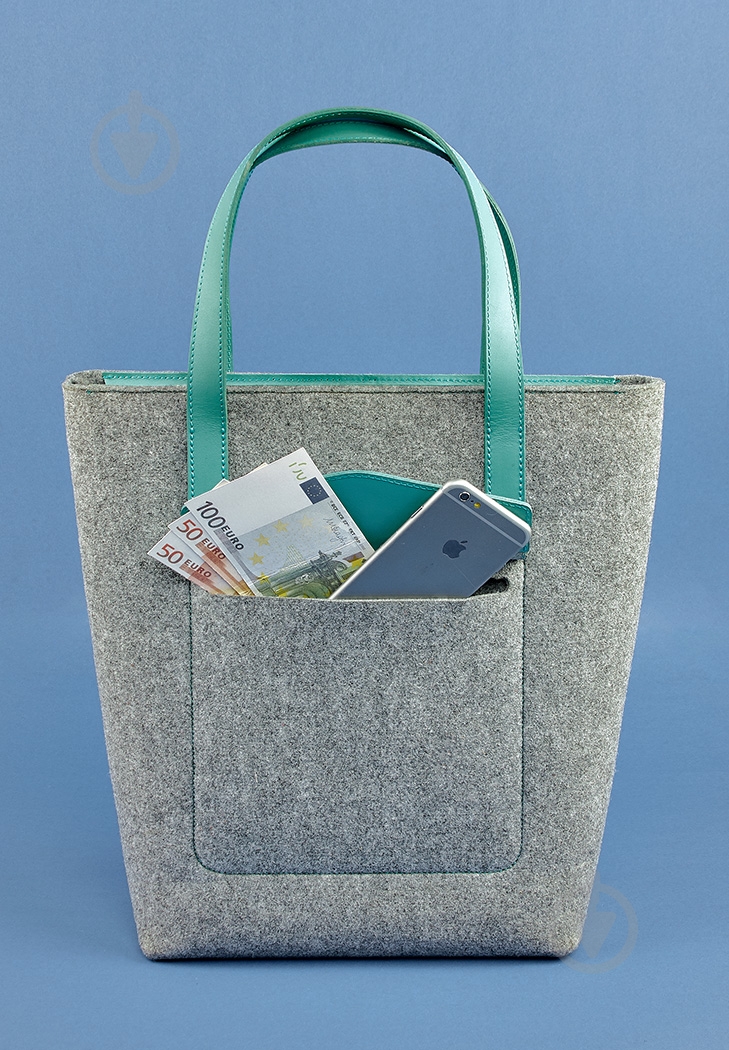Сумка жіноча BlankNote D.D. сірий BN-BAG-17-felt-tiffany - фото 3