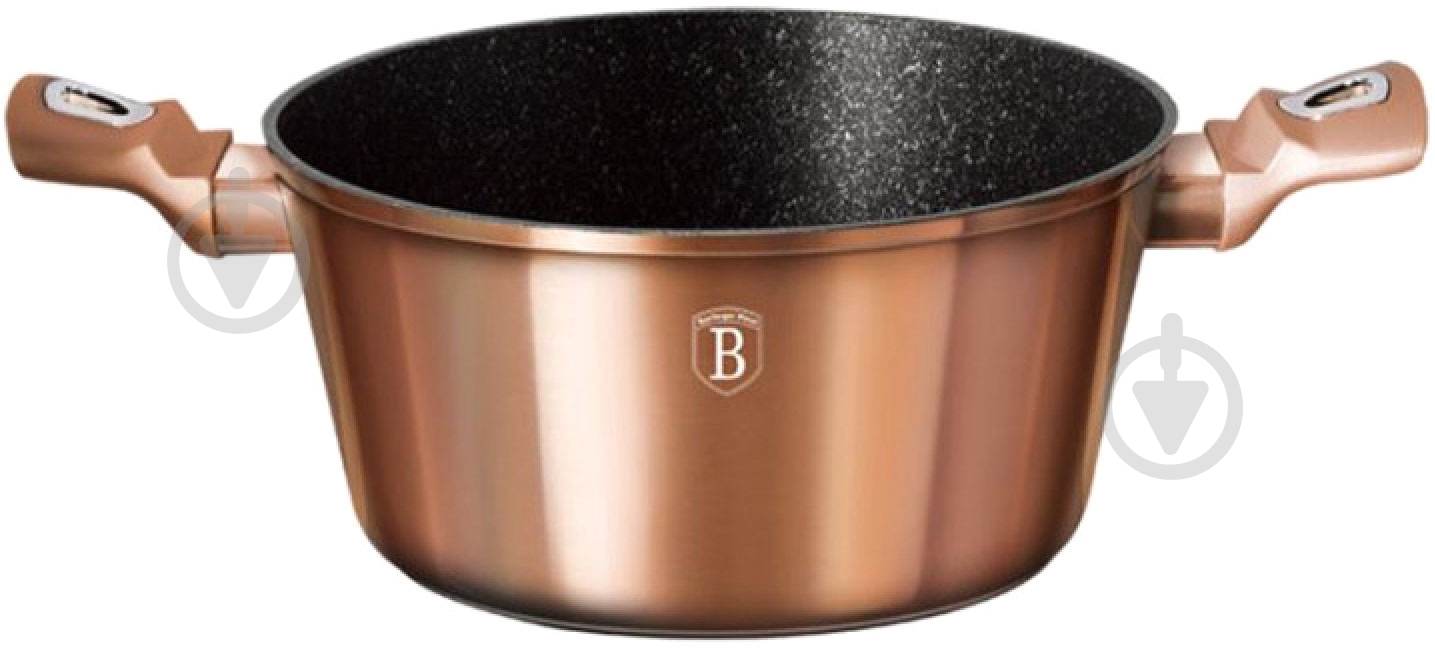 Кастрюля с крышкой Berlinger Haus Metallic Line ROSE GOLD Edition 2,5 л BH 1514N - фото 2