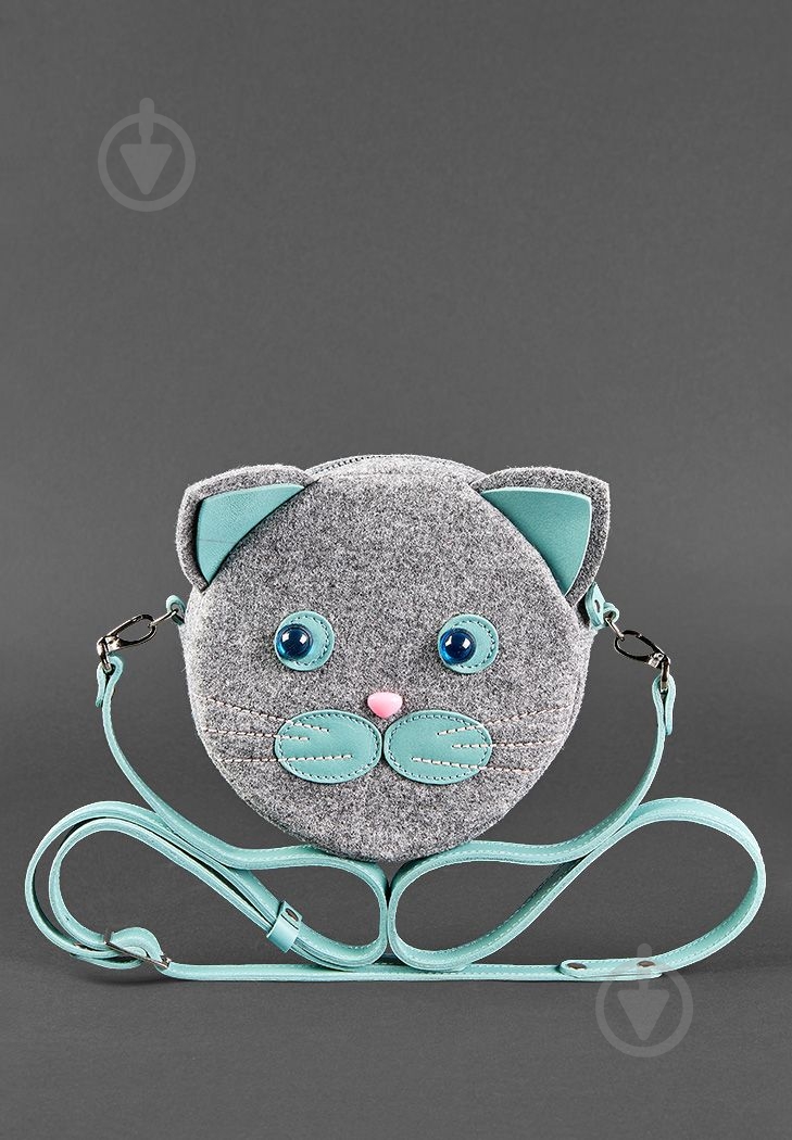 Сумка женская BlankNote Miss Kitty серый BN-BAG-21-felt-t - фото 2 Сумка женская BlankNote Miss Kitty серый BN-BAG-21-felt-t - фото 2