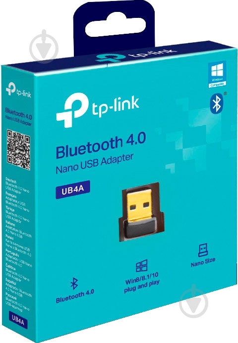 Беспроводной адаптер TP-Link Bluetooth 4.0 Nano USB-адаптер UB4A - фото 3