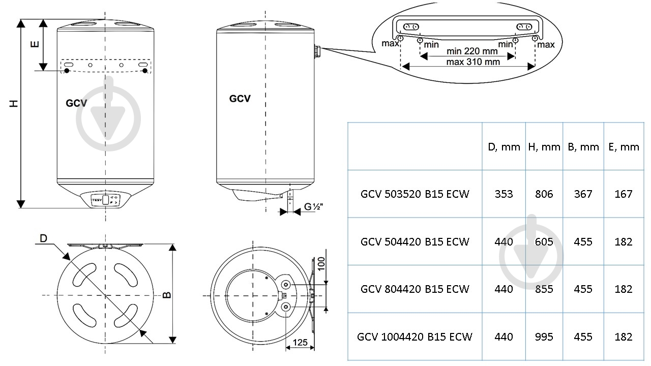 Бойлер Tesy BILIGHT CLOUD GCV 804420 B15 ECW - фото 5
