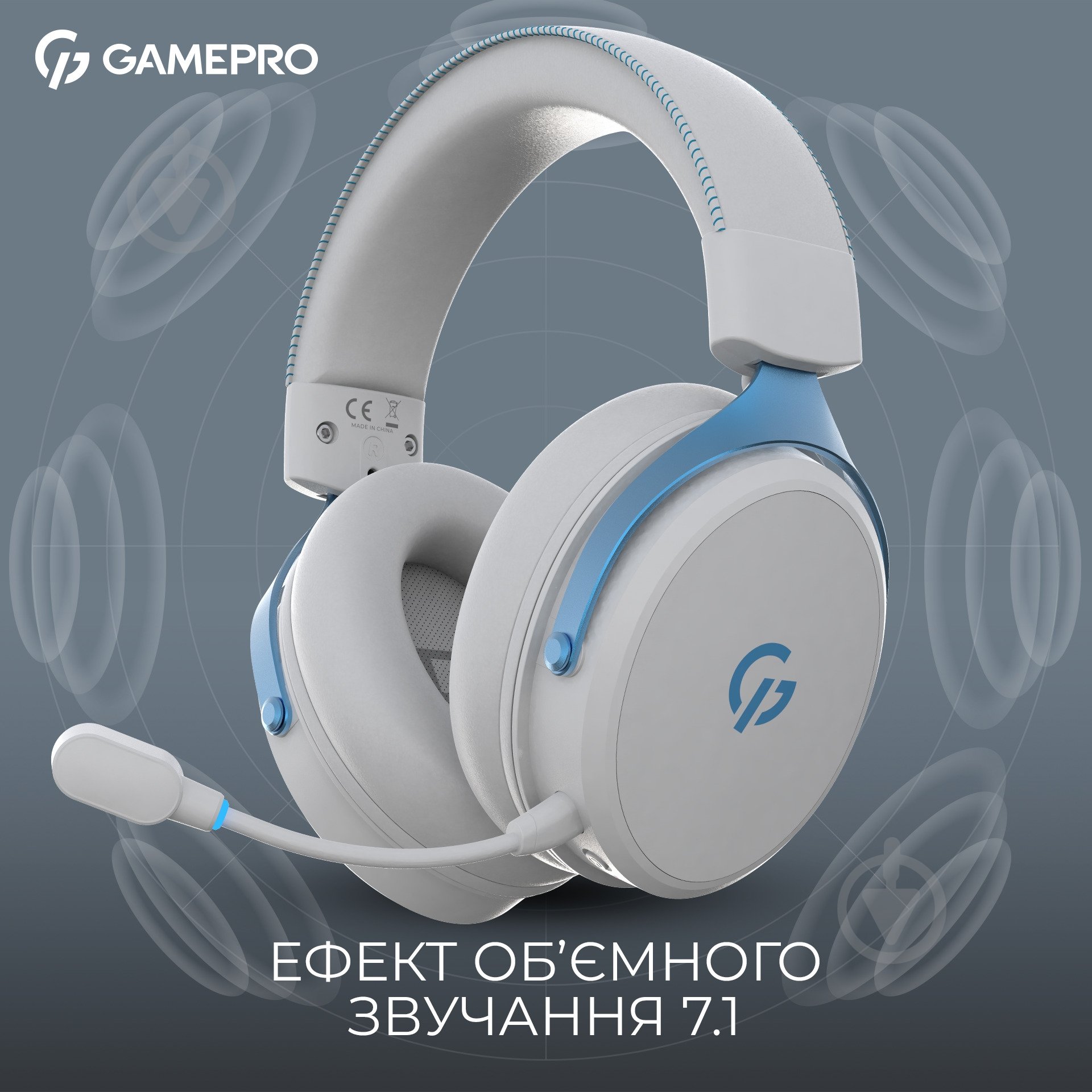 Гарнитура игровая GamePro Asgard Skadi 7.1 4-Mode (HSW191WB) - фото 5