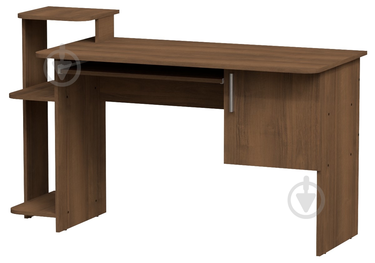 Стол компьютерный СКМ-3 орех - фото 1 Стол компьютерный СКМ-3 орех - фото 1