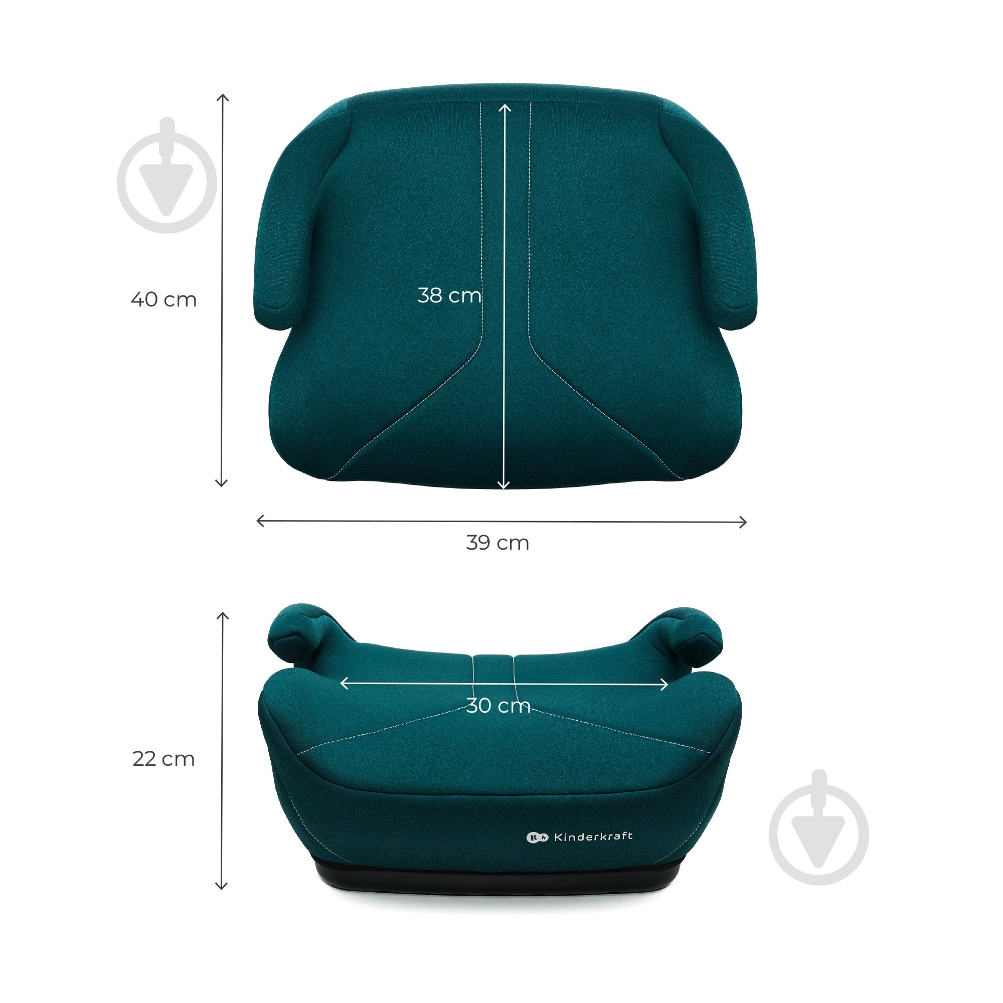 Автокрісло-бустер Kinderkraft i-Boost 2 зелений KCIBOO02GRE0000 - фото 3