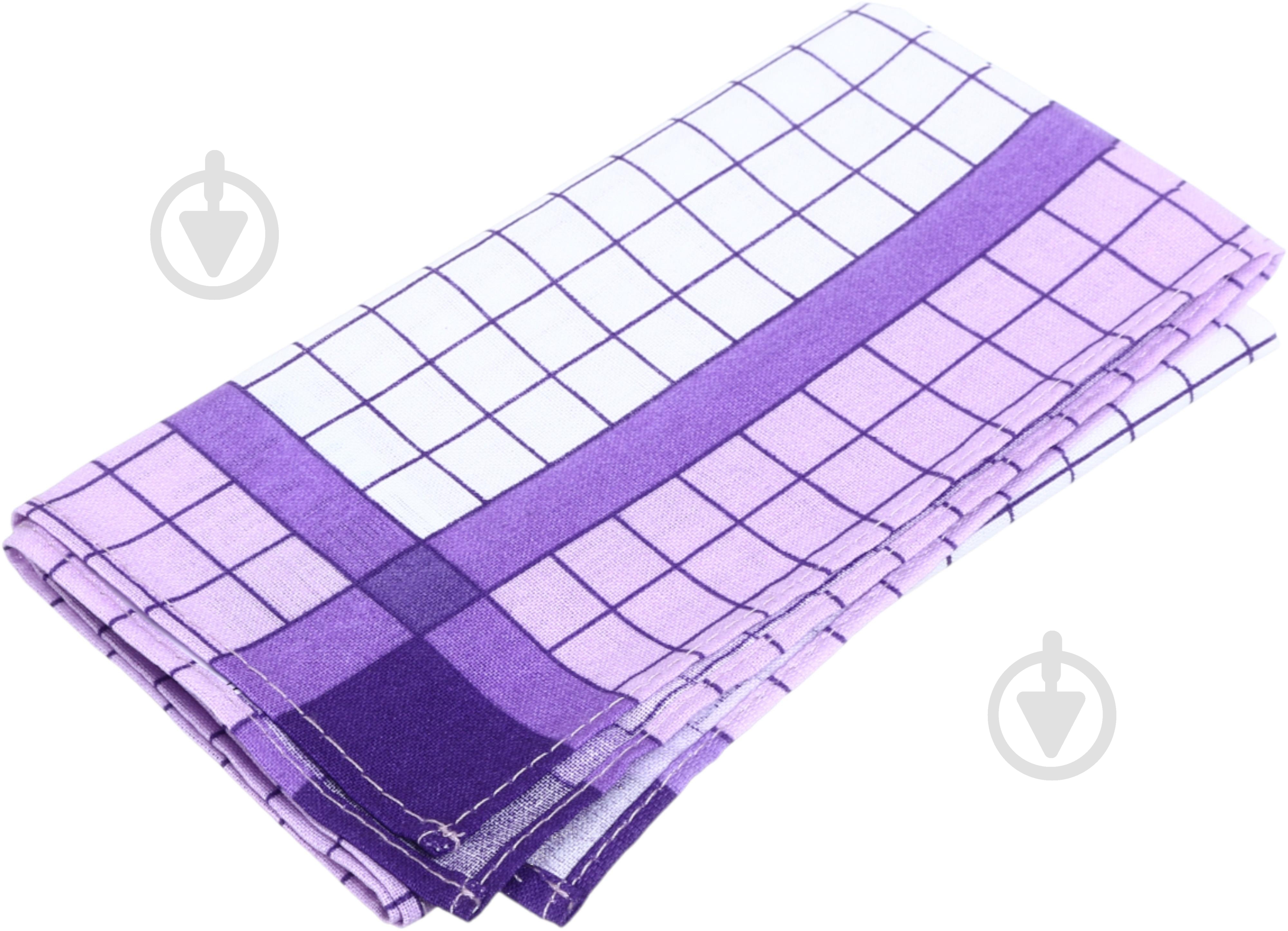 Косынка Ярослав носовой мужской 32x32 см фиолетовый - фото 2