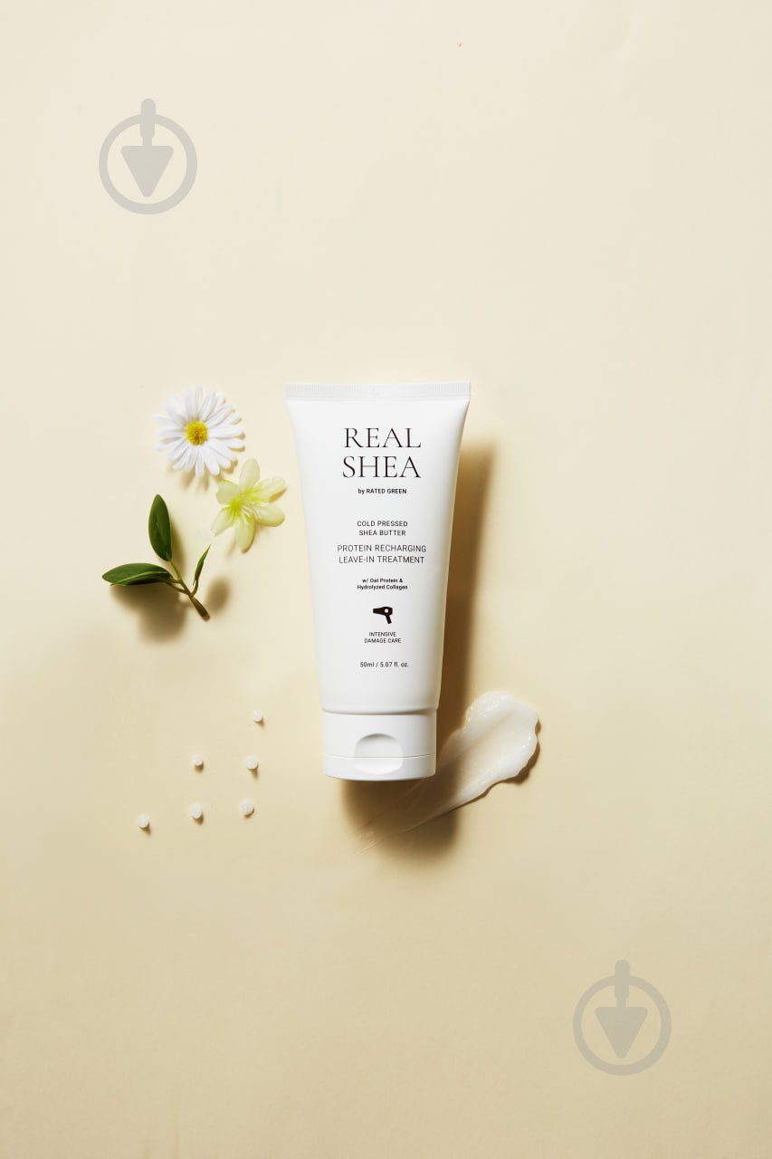 Крем Rated Green термозахисний відновлюючий для волосся з маслом ши Real Shea Gold Pressed Shea Butter Leave-in Trea - фото 2 Крем Rated Green термозахисний відновлюючий для волосся з маслом ши Real Shea Gold Pressed Shea Butter Leave-in Trea - фото 2