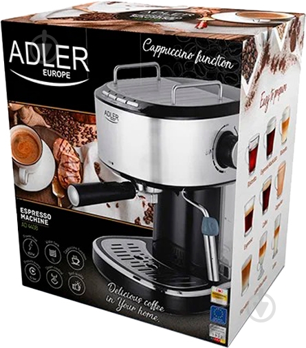 Кофеварка рожковая Adler AD 4408 - фото 10