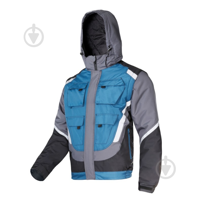 Куртка рабочая Lahti Pro р. M рост 1-2 L4092402 голубой - фото 1 Куртка рабочая Lahti Pro р. M рост 1-2 L4092402 голубой - фото 1