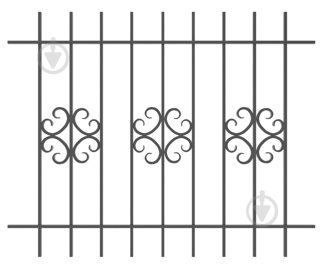 Решетка на окно Укритарм 1500х1200 мм (303/6) - фото 1 Решетка на окно Укритарм 1500х1200 мм (303/6) - фото 1