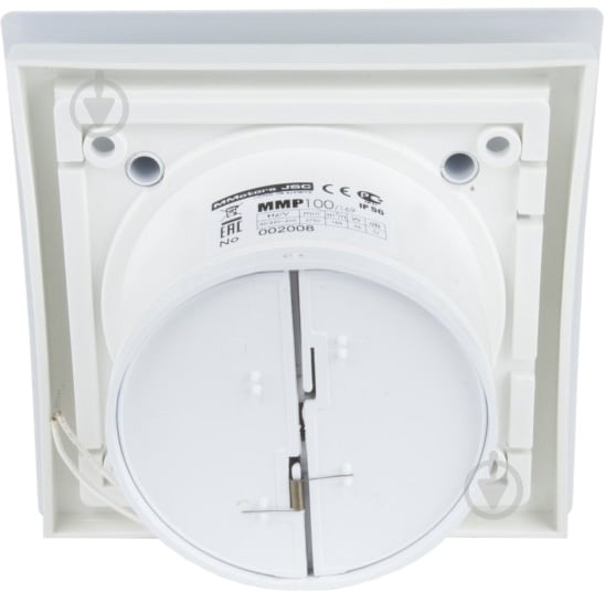 Витяжний вентилятор MMotors ММ-Р 100 пластик овал зі зворотним клапаном білий 5007 - фото 3 Витяжний вентилятор MMotors ММ-Р 100 пластик овал зі зворотним клапаном білий 5007 - фото 3