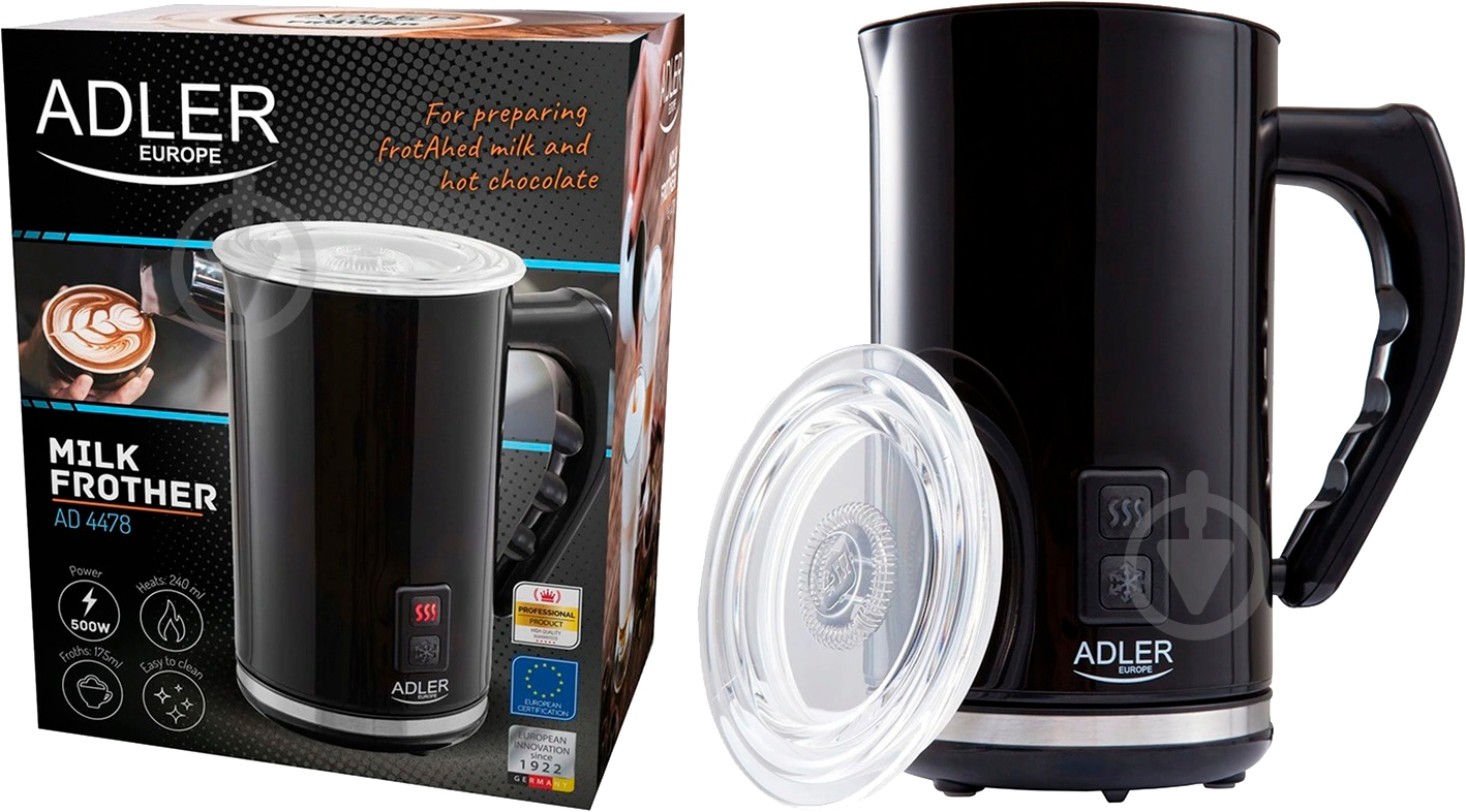 Капучинатор Adler AD 4478 черный - фото 13 Капучинатор Adler AD 4478 черный - фото 13