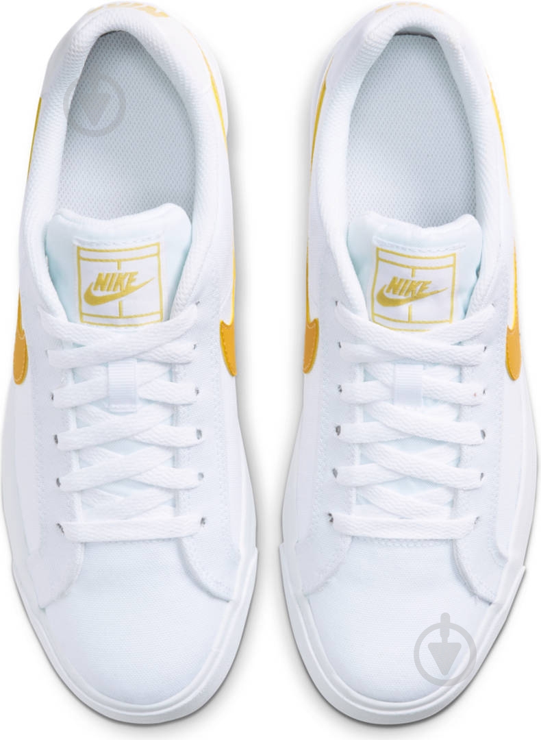 Кроссовки женские демисезонные Nike COURT ROYALE AC CNV CD5405-102 р.40,5 белые - фото 7
