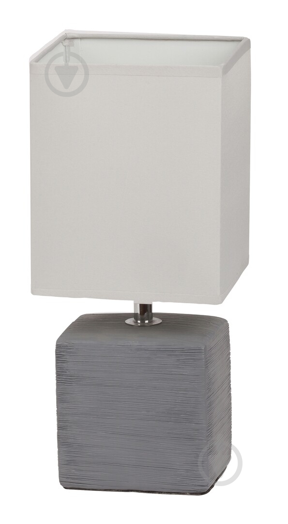 Настольная лампа декоративная Rabalux Orlando 1x40 Вт E14 серый 4458 - фото 1