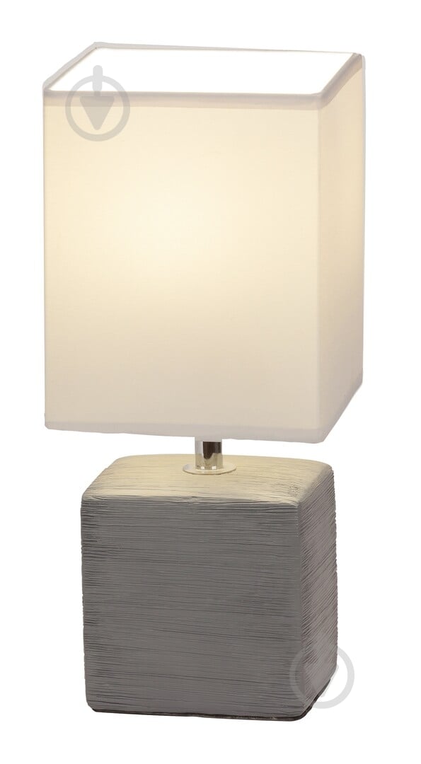 Настольная лампа декоративная Rabalux Orlando 1x40 Вт E14 серый 4458 - фото 2