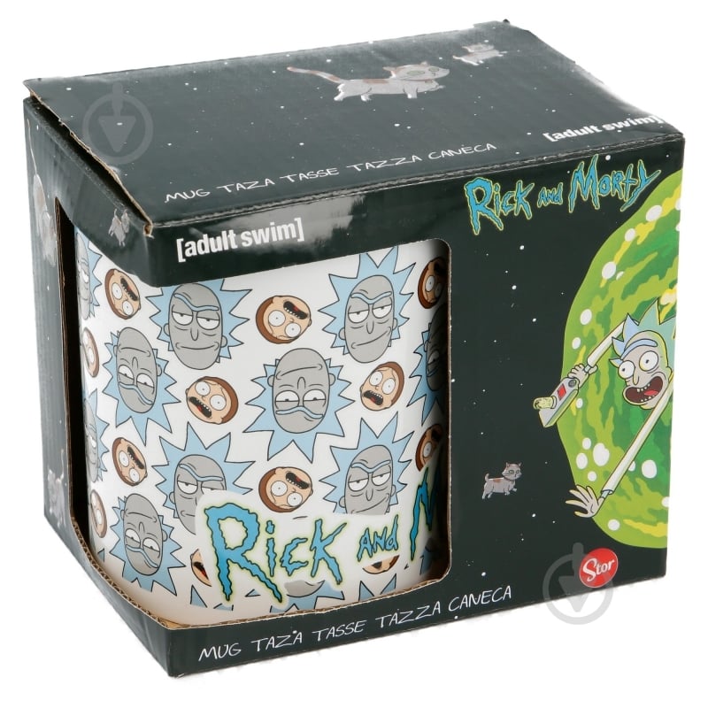Чашка STOR Rick & Morty - Faces Ceramic Mug 325 мл - фото 2
