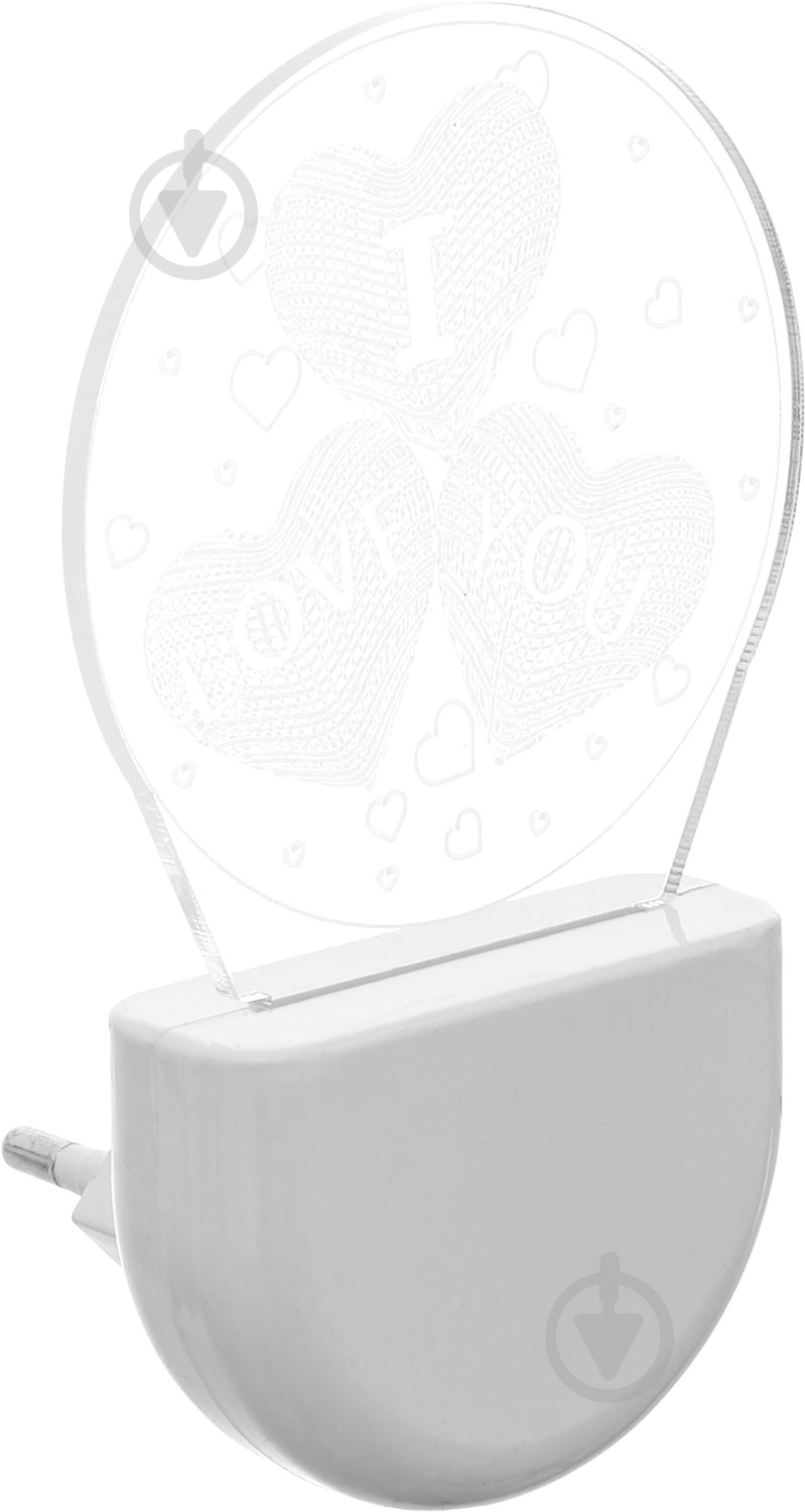 Ночник 3D Led Aukes I love You 3D LED RGB 0,5 Вт белый - фото 2 Ночник 3D Led Aukes I love You 3D LED RGB 0,5 Вт белый - фото 2