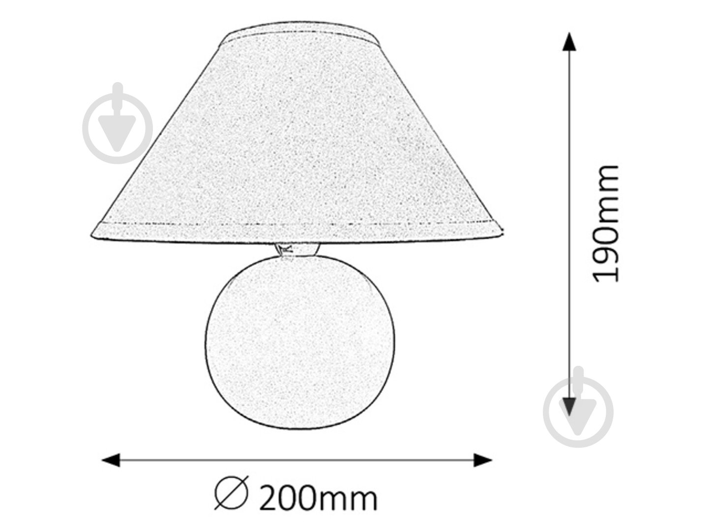 Настольная лампа декоративная Rabalux Ariel 1x40 Вт E14 белый 4901 - фото 2