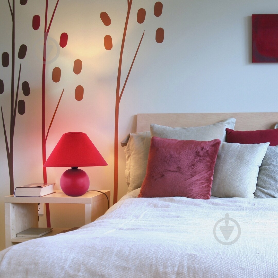 Настольная лампа декоративная Rabalux Ariel 1x40 Вт E14 бордовый 4906 - фото 3