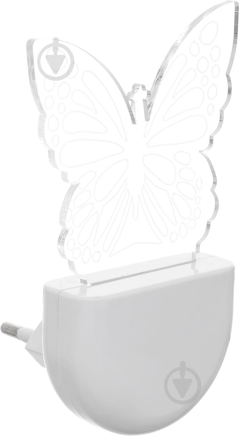 Ночник 3D Led Aukes Бабочка 3D LED RGB 0,5 Вт белый - фото 2 Ночник 3D Led Aukes Бабочка 3D LED RGB 0,5 Вт белый - фото 2