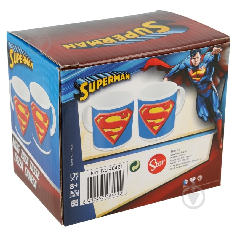 Чашка STOR DC - Superman Icon Ceramic Mug 325 мл - фото 4