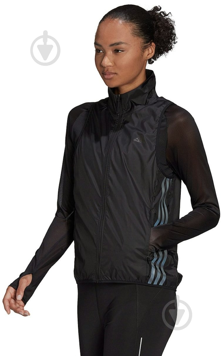 Жилет Adidas Performance Run Icons H56805 р.XS чорний - фото 2