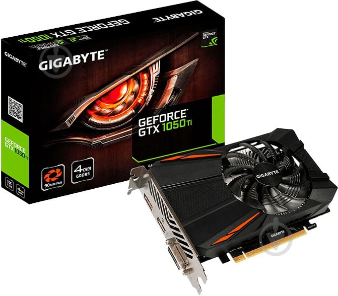 Видеокарта Gigabyte GeForce GTX 1050 Ti D5 4GB GDDR5 128bit (GV-N105TD5-4GD V1.1) - фото 4 Видеокарта Gigabyte GeForce GTX 1050 Ti D5 4GB GDDR5 128bit (GV-N105TD5-4GD V1.1) - фото 4