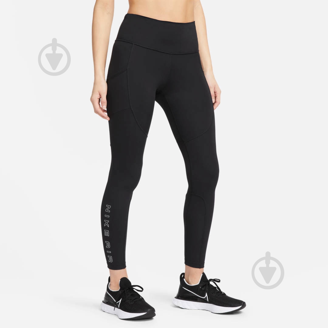 Тайтсы Nike DX0215-010 р. S черный - фото 1 Тайтсы Nike DX0215-010 р. S черный - фото 1